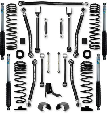 3.0 Inch Overland X No Limits Mid-Arm Suspension System for Jeep Gladiator JT Gas Models With Bilstein Shocks Rock Krawler