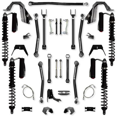 4.5 Inch Adventure X Coilover Mid-Arm Suspension System for Jeep Gladiator JT Gas Models Trail Runner System Stage 2 Rock Krawler