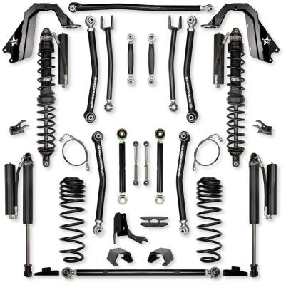4.5 Inch X-Factor Coilover No Limits Mid-Arm Suspension System for Jeep Gladiator JT Diesel Models Comp Stage 1 Rock Krawler