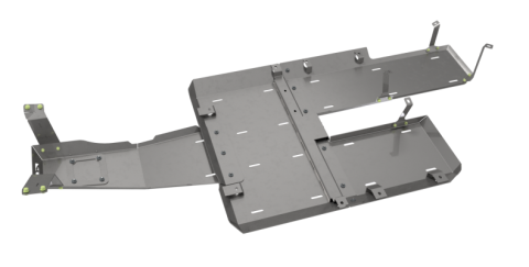 Jeep JL Skid Plate System 2018-Present Wrangler JL 4 Door 3.6L Motobilt