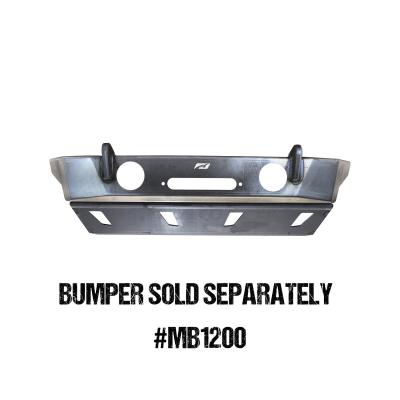 Skid Plate for Crusher Series HD Front Bumper for 18-Present Jeep JL Motobilt