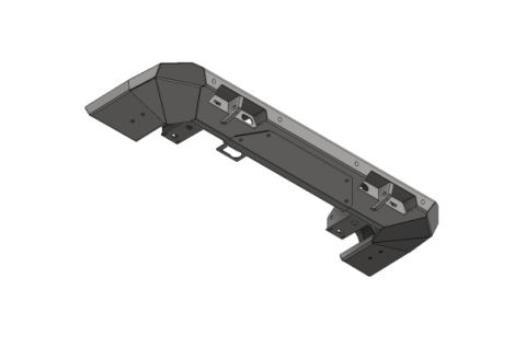Tomahawk High Clearance Rear Bumper for Jeep JT Motobilt