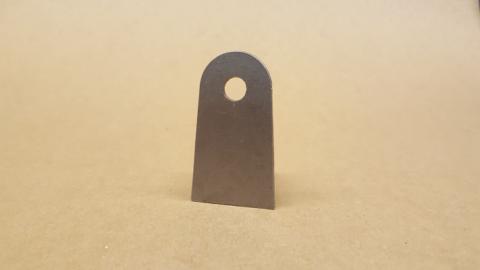 14 Gauge Tab Two Inch Tall 3/8 Inch Hole Motobilt