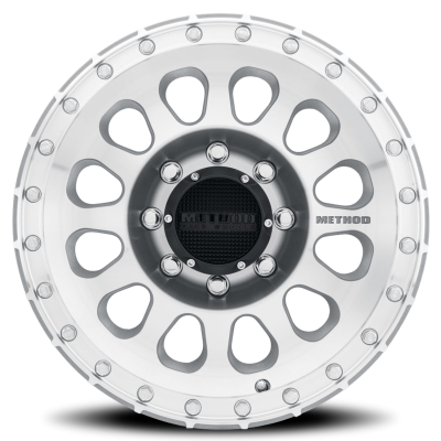 Aluminum Wheels 18x9 MR315 Bolt Pattern 8 On 180 Offset 18 Lip Size 1.65 Machined SL Clear Coat Method