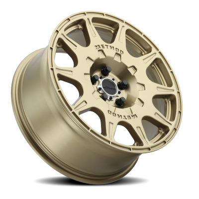 Aluminum Wheels 17x8 Rally MR502 Bolt Pattern 5 On 100 Offset 38 Gold GD Method