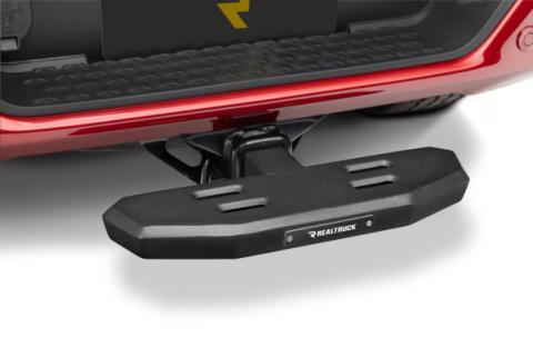 RB20 Slim Hitch Step Textured Black Go Rhino