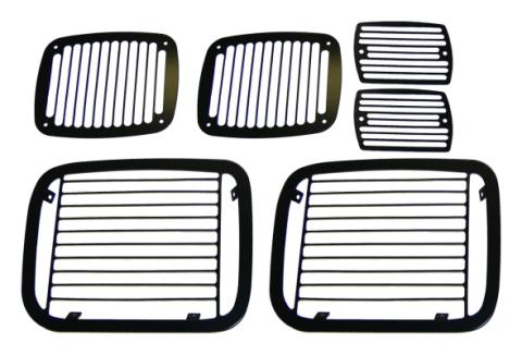 Incl. Headlamp/Tail Lamp/Turn Signal Guards Billet Black RT Off Road