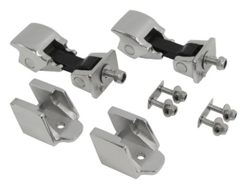Left &amp; Right Stainless Steel Hood Catch Kit for Jeep TJ Wrangler RT Off Road