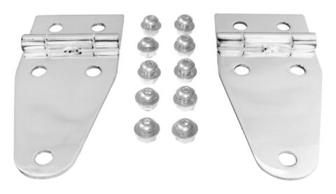 Stainless Steel Hood Hinge Set, Left &amp; Right RT Off Road
