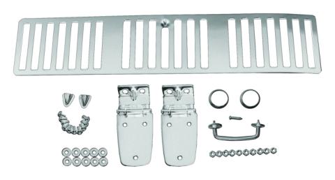 Hood Appearance Set 1997-1997 TJ Wrangler Hinges/Catches/Vent Cover/Footman Loop/Windshield Stops/Hardware Stainless Steel RT Off Road