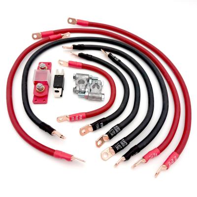 1974-1983 Jeep Cherokee Full Size SJ Battery Cable Kit V8 4 Gauge Battery Cable Big7Kits
