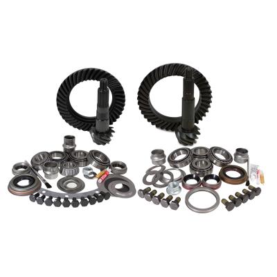 Gear &amp; Install Kit Dana 30 Front &amp; Model 35 Rear Jeep Tj 4.56 Ratio Tj D30/M35 Gear/Kit Package 4.56 '97-'06 Non Rubicon Yukon Gear