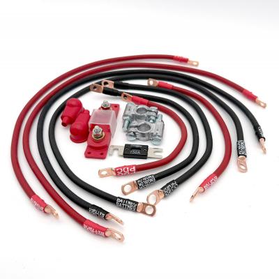 1987-1990 Jeep Wrangler YJ Battery Cable Kit 2.5 Liter 4 Gauge Battery Cable Big7Kits