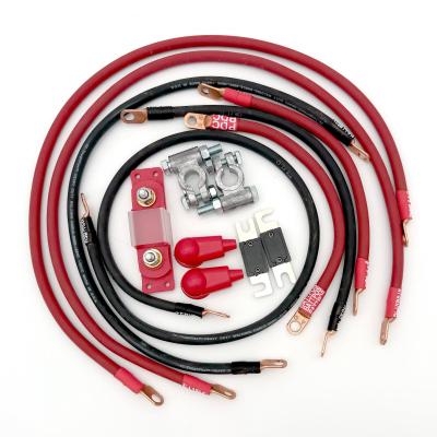1987-1990 Jeep Wrangler YJ Battery Cable Kit 2.5 Liter 4 Gauge Battery Cable Big7Kits