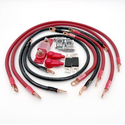 1987-1990 Jeep Wrangler YJ Battery Cable Kit 2.5 Liter 4 Gauge Battery Cable Big7Kits