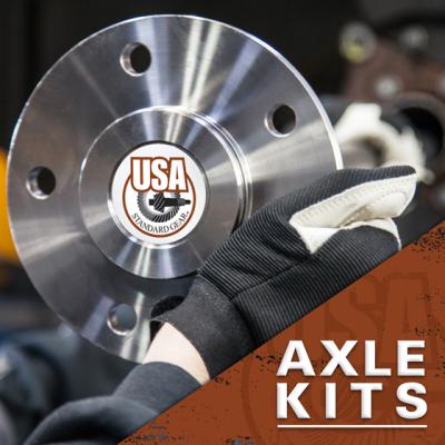 Front Axle Kit Fits Dana D30 Diff 27 Spline Left Hand 25-1/4 Inch Long USA Standard
