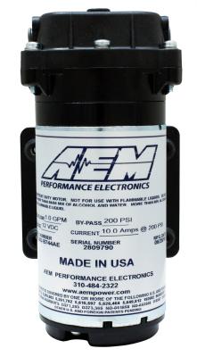 Water/Methanol 1/4 Inch Push-Lock Hose Pump 200 PSI Recirculation Pump AEM Electronics