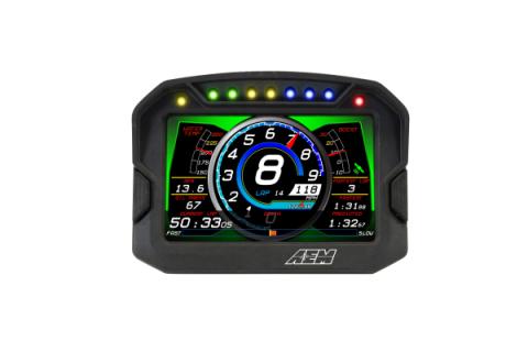 CD-5 Carbon Non-Logging/Non GPS Display 5-inch diagonal screen, carbon fiber composite enclosure, wiring harness included AEM Electronics