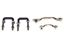 Windshield Tie Down Kit Stainless Steel 55-95 Jeep CJ/Wrangler Rugged Ridge