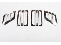 Euro Guard Kit Side Marker/Turn Signal Stainless 97-06 Wrangler TJ Rugged Ridge