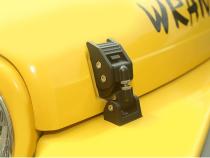 Hood Catch Kit Textured Black 97-06 Jeep Wrangler TJ Rugged Ridge