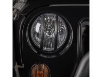 Elite Euro Guard Kit Pivotal Headlight Black 07-18 Wrangler JK/JKU Rugged Ridge