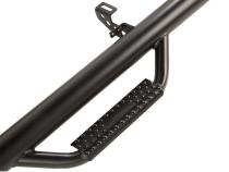 Spartan Nerf Bar Kit Textured Black 18-Present Jeep Wrangler JLU 4 Door Rugged Ridge