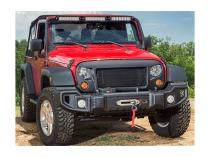 Spartan Grille Satin Black 07-18 Jeep Wrangler JK Rugged Ridge