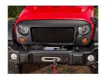 Spartan Grille Satin Black 07-18 Jeep Wrangler JK Rugged Ridge