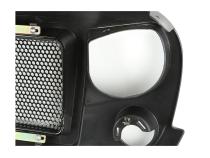 Spartan Grille Satin Black 07-18 Jeep Wrangler JK Rugged Ridge