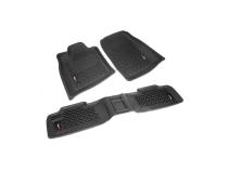 All Terrain Floor Liner Kit Black 76-95 Jeep CJ/Wrangler YJ Rugged Ridge