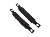 Grab Handle Paracord A-Pillar/Seat Mounted Black 07-18 Wrangler JK Rugged Ridge