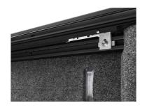 Armis Cover with Max Track Black 20-Present Jeep Gladiator w/ Trail Rail System w/Trail Rail Rugged Ridge