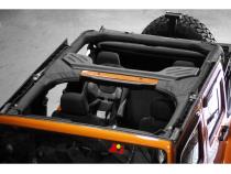 This Black Vinyl Roll Bar Cover from Rugged Ridge 07-18 Jeep Wrangler Jk. Rugged Ridge