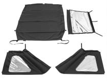 Voyager Fastback Top Black Diamond 18-Present Jeep Wrangler JL 4 Door Rugged Ridge