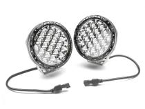 Driving Light 7IN Round Black Universal Rugged Ridge