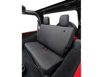 Jeep Wrangler Seat Covers For Jeep 2007-2018 Wrangler JK 2 Door Rear Premium Vinyl Fabric Black Diamond Bestop