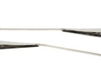 Jeep CJ Windshield Wiper Arms Pair 68-86 CJ Polished Silver Kentrol