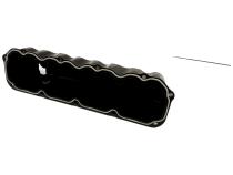 Black Valve Cover for Jeep 83-92 CJ, YJ, XJ, MJ w/ AMC 2.5L Engine w/ Carburetor Crown Automotive