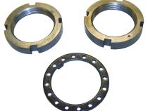 Front Spindle Nut Kit for 1974-91 SJ, J-Series (2 Spindle Nuts &amp;amp; 1 Lock Washer) Crown Automotive