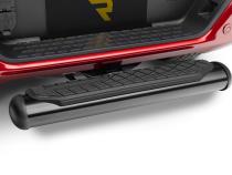 4 Inch Oval Hitch Step Black Powdercoat Go Rhino