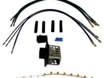 Blower Motor Resistor &amp;amp; Wiring Kit for Jeep 87-06 TJ Wrangler, 98-01 XJ Cherokee Crown Automotive