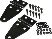 Jeep CJ/YJ Hood Hinge Pair 55-95 CJ and Wrangler YJ Powdercoat Black Kentrol