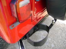 Jeep CJ/YJ Bumperettes Pair 76-95 CJ and Wrangler YJ Powdercoat Black Kentrol