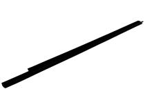 Left Front Door Glass Weatherstrip for 2007-2017 Jeep MK Compass (Outer), Black Crown Automotive