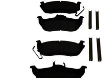 Rear Brake Pad Set for Jeep 2005-2010 Grand Cherokee w/o SRT8 &amp;amp; Commander Crown Automotive