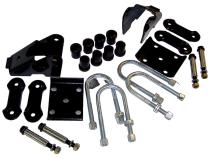 Rear Leaf Spring Mounting Kit for 87-95 Jeep YJ Wrangler w/ Dana 35 Rear Axle Crown Automotive