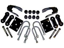 Rear Leaf Spring Mounting Kit for 87-95 Jeep YJ Wrangler w/ Dana 35 Rear Axle Crown Automotive