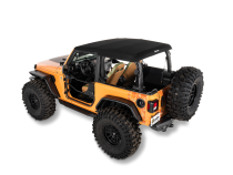Trektop Glide 2-Door for JL Jeep 2018-26 Wrangler JL Black Diamond Bestop
