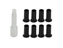 Jeep JK Door Hinge Liners 4 Door 07-18 Wrangler JK Textured Black Kentrol